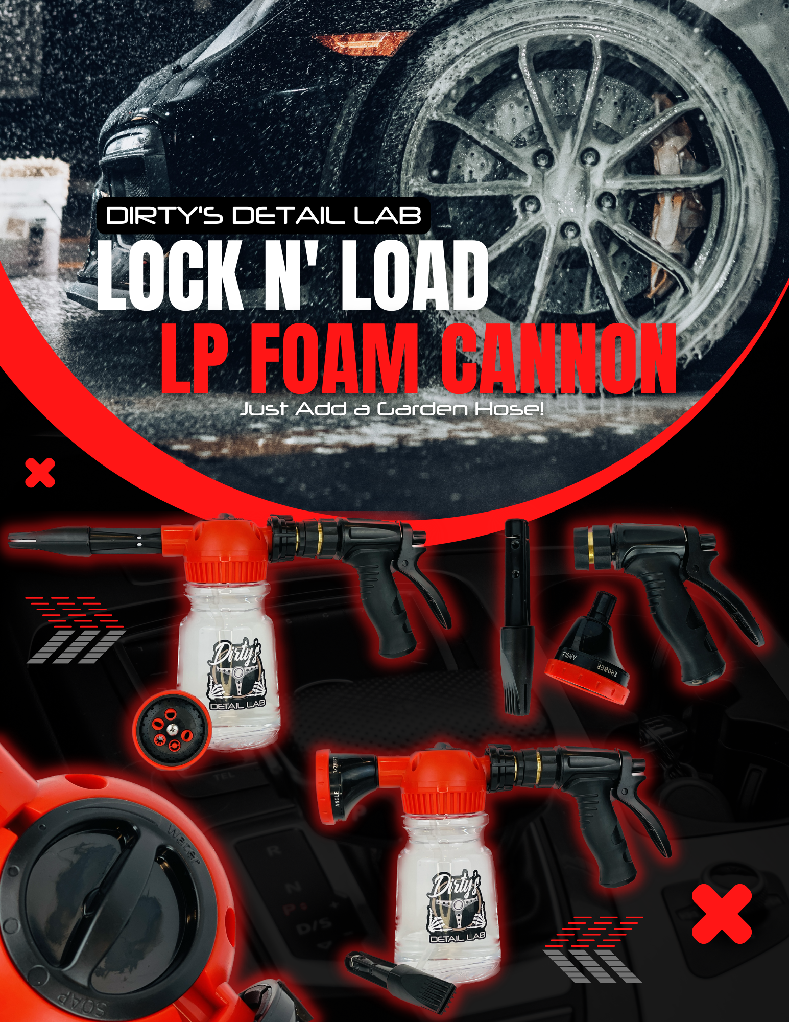 Low-Pressure Foam Cannon