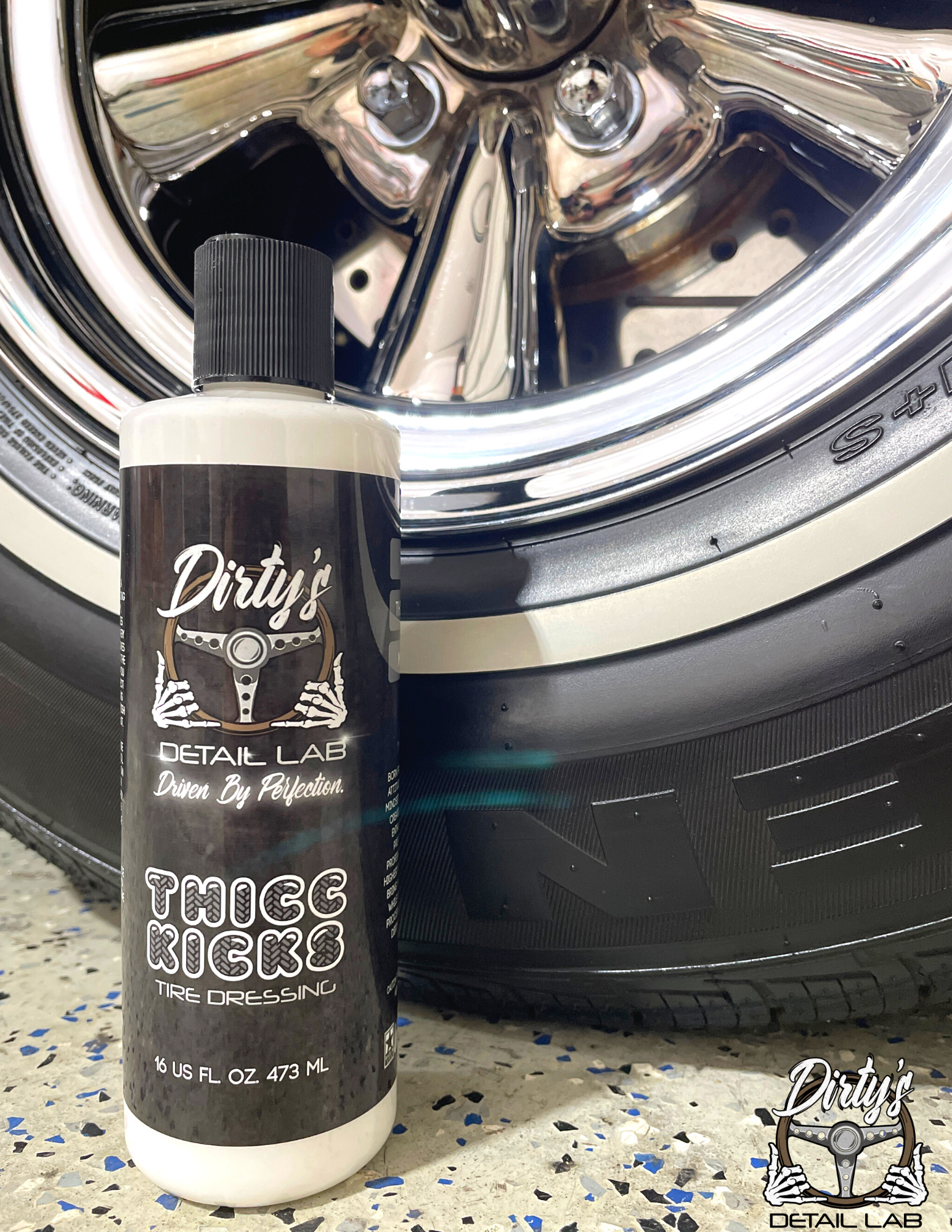 Thicc Kicks Tire Dressing  Vinyl Rubber And Plastic Dressing – Dirty's  Detail Lab